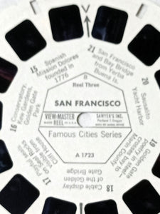 View-Master San Francisco 3-Reel Set A172 Sawyer's 1965 Lowell Thomas - TulipStuff