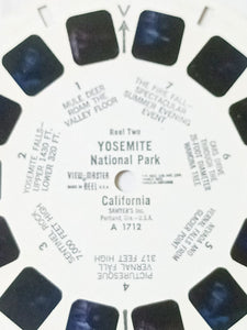 View-Master Yosemite National Park 3-Reel Packet A171 Sawyer's 1965 - TulipStuff