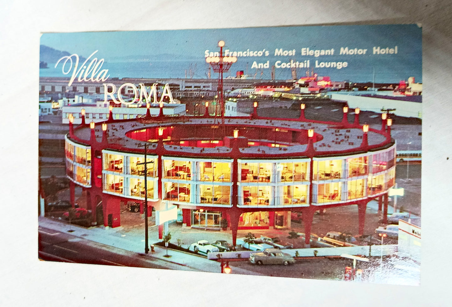 Villa Roma Motor Hotel Cocktail Lounge San Francisco California 1950's - TulipStuff