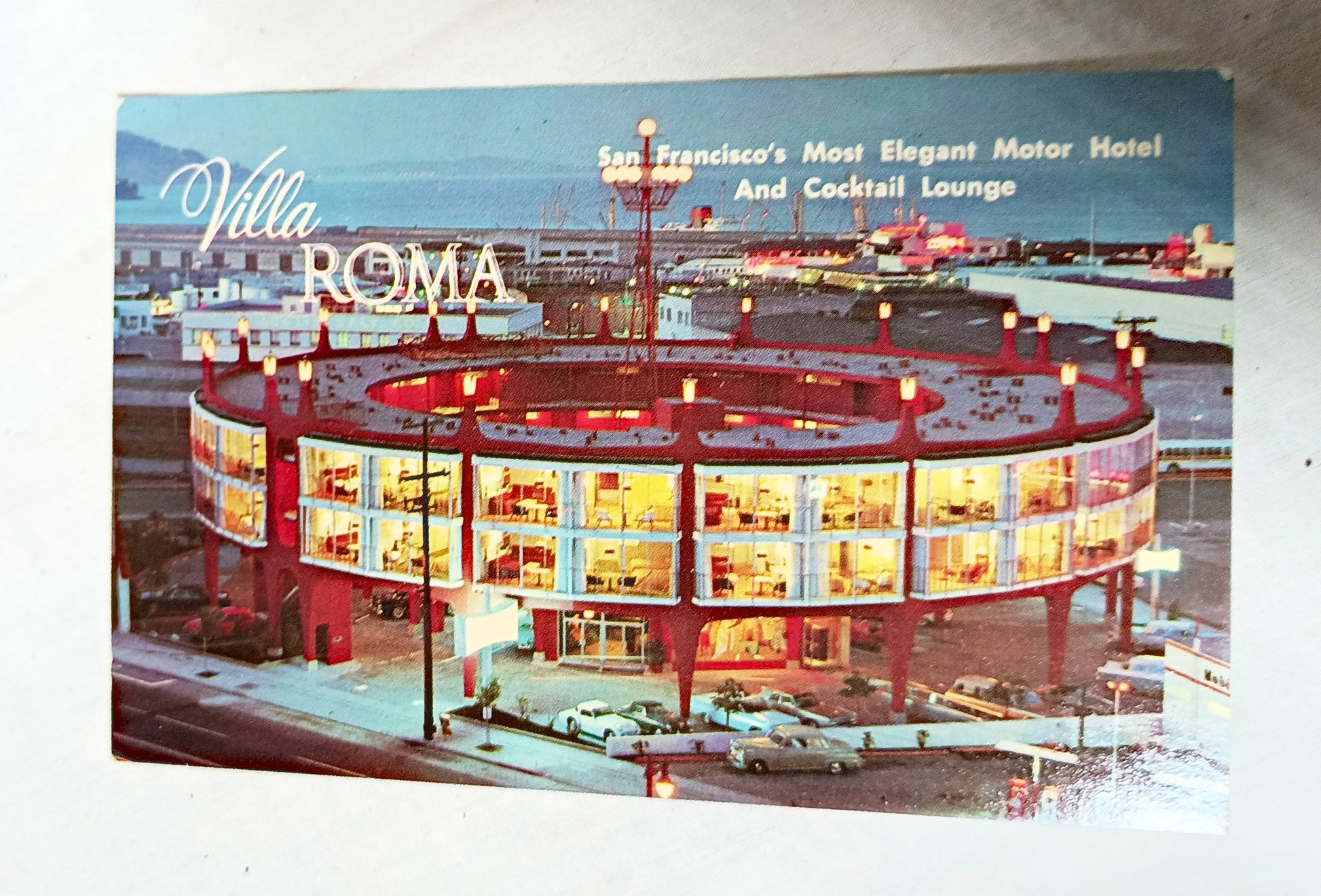 Villa Roma Motor Hotel Cocktail Lounge San Francisco California 1950's - TulipStuff