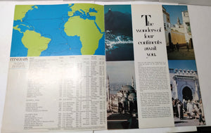 Norwegian America Line ms Vistafjord 1975 Four Continent Cruise Brochure - TulipStuff