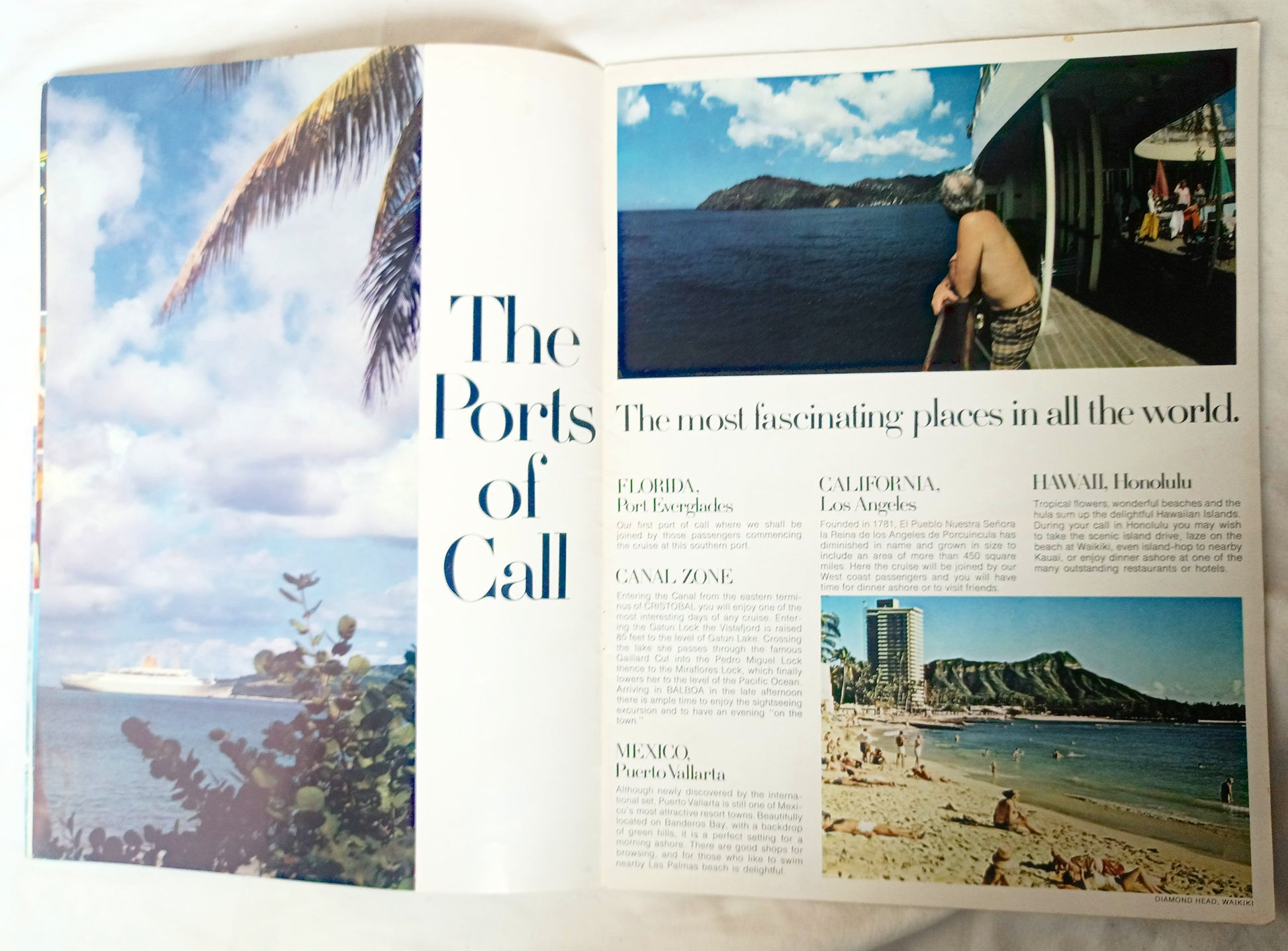 Norwegian America Line ms Vistafjord 1974 Great World Cruise Brochure - TulipStuff
