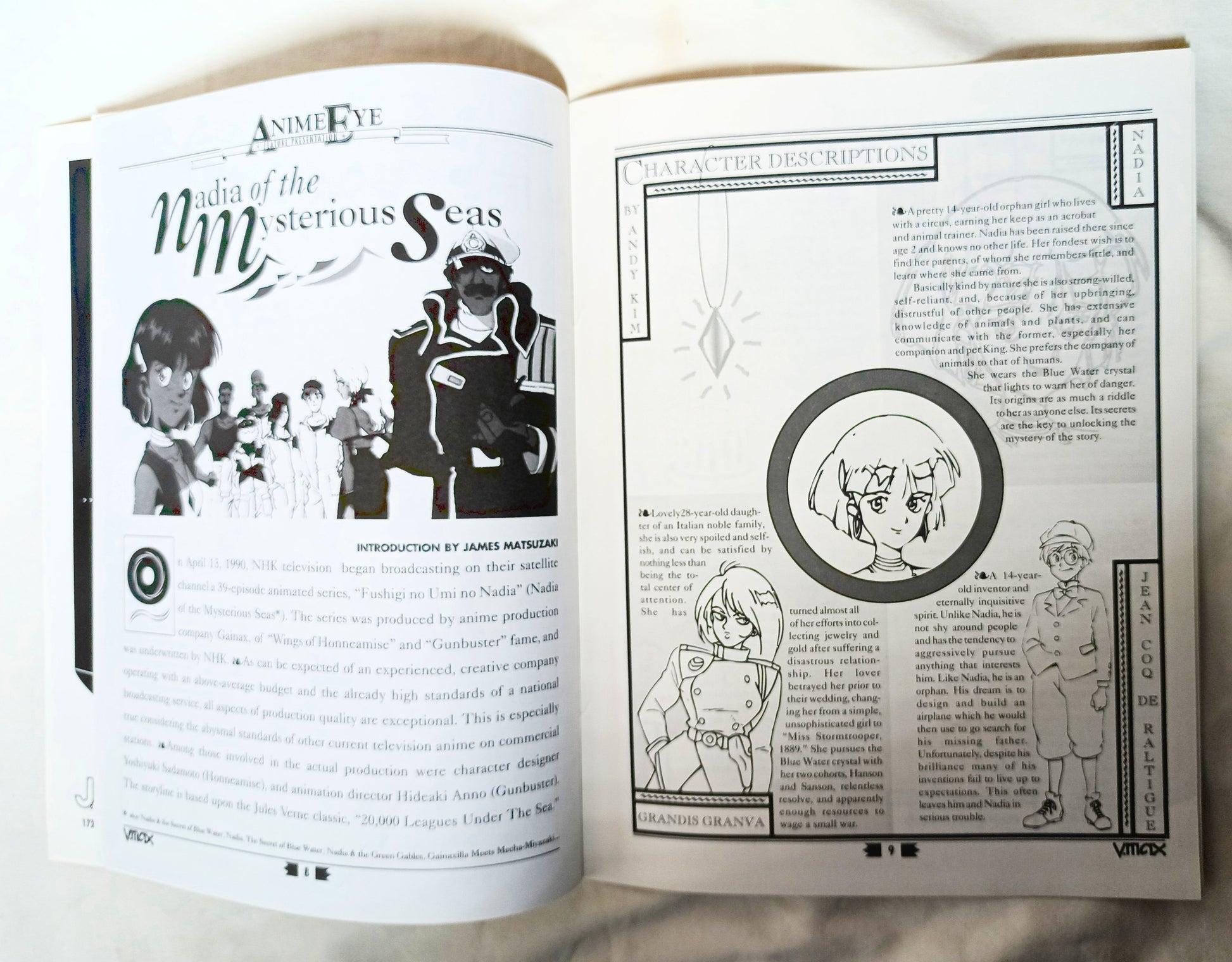 V.Max The Anime & Manga Newsletter Volume 1 Issue 1 1991 Nadia - TulipStuff