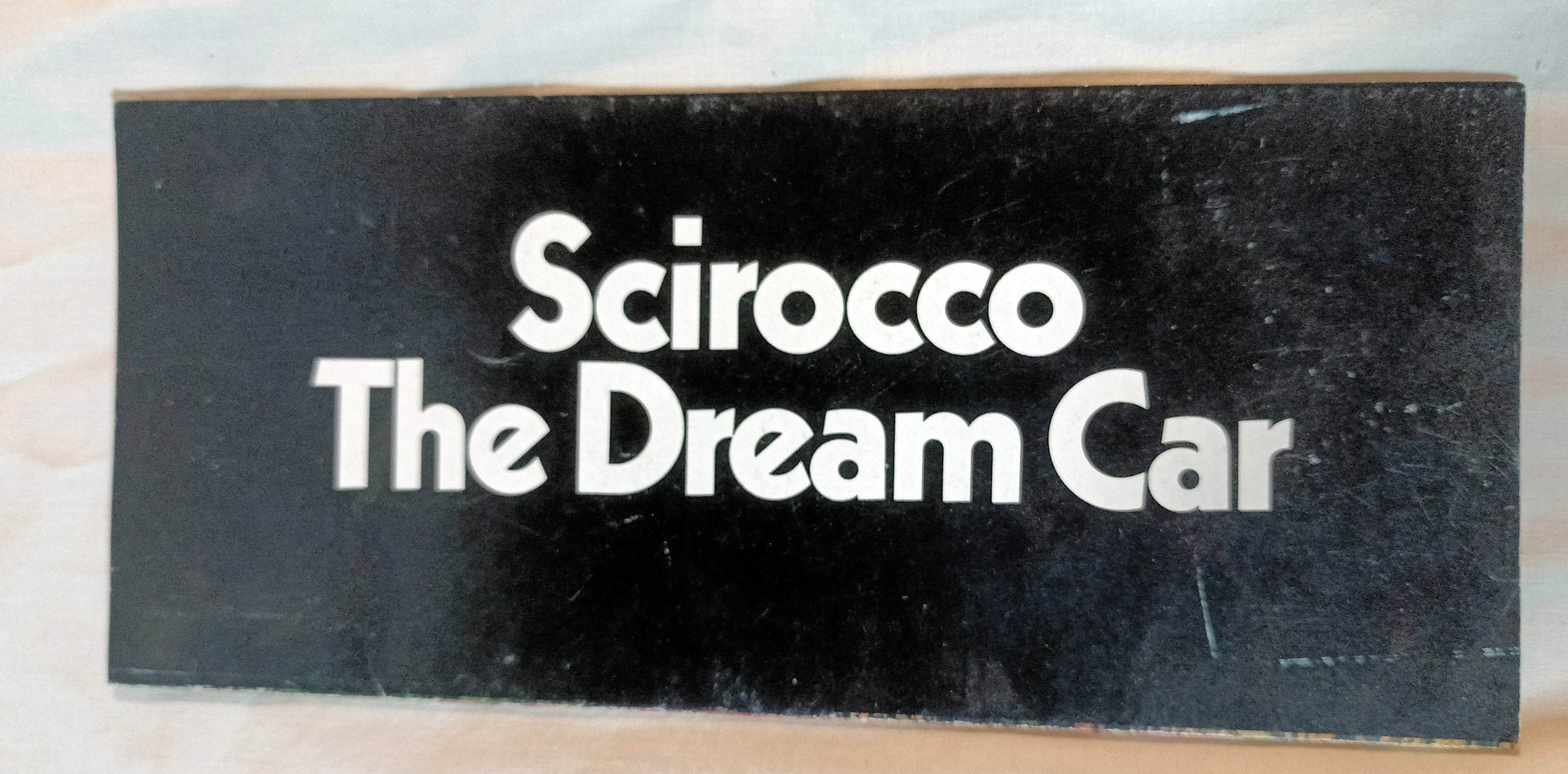Volkswagen Scirocco The Dream Car 1975 Introductory Dealer Brochure - TulipStuff