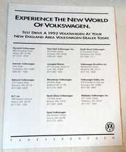 Load image into Gallery viewer, Volkswagen 1993 Full Line Dealer Sales Brochure Jetta Golf EuroVan Fox - TulipStuff
