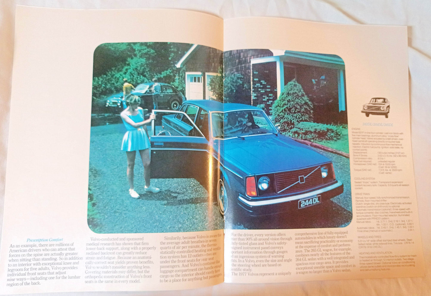 Volvo US Dealer Sales Brochure 1977  242 244 245 and 264GL 265GL - TulipStuff