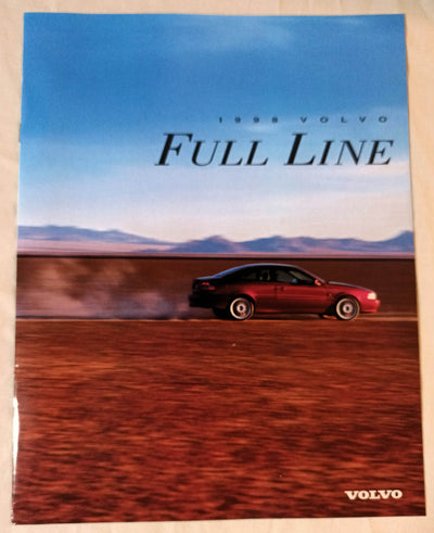 Volvo US Full Line Dealer Sales Brochure 1998 C70 S70 C70 S90 V90 - TulipStuff