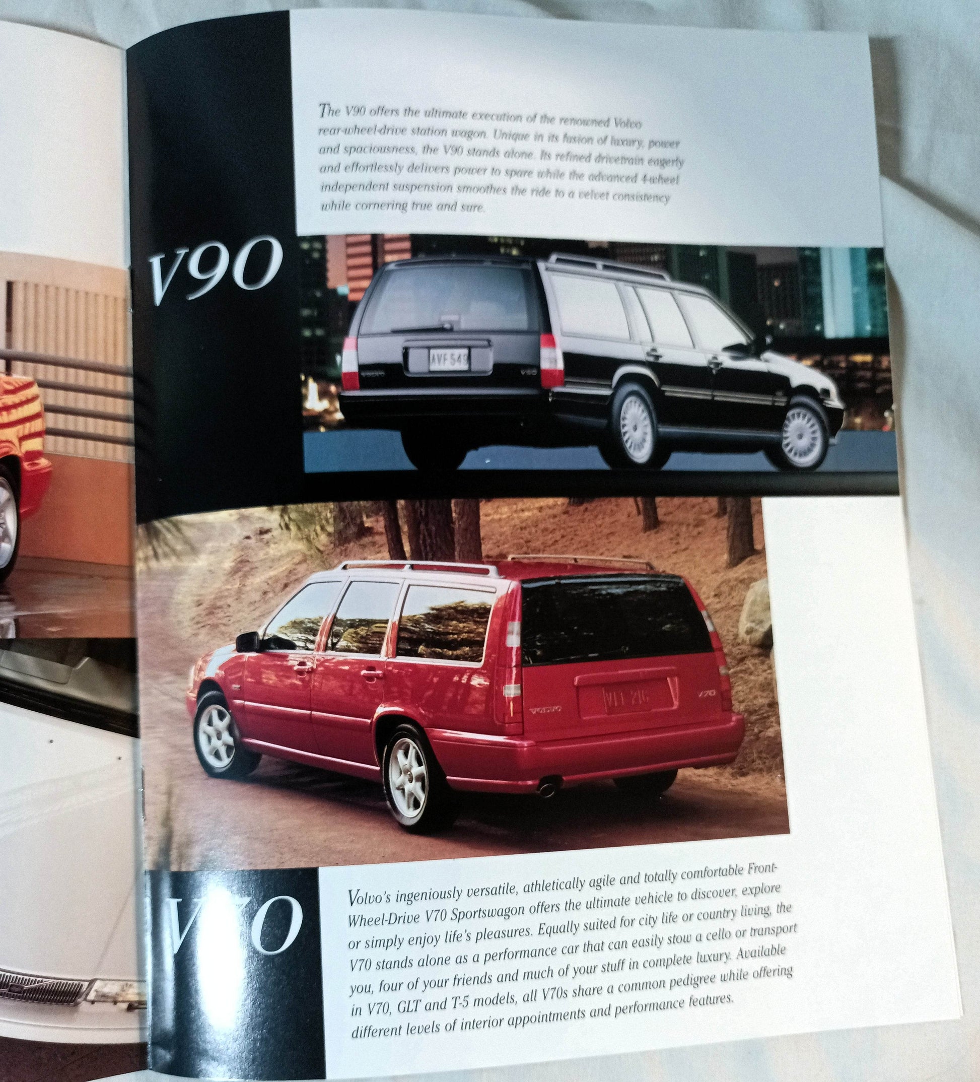 Volvo US Full Line Dealer Sales Brochure 1998 C70 S70 C70 S90 V90 - TulipStuff