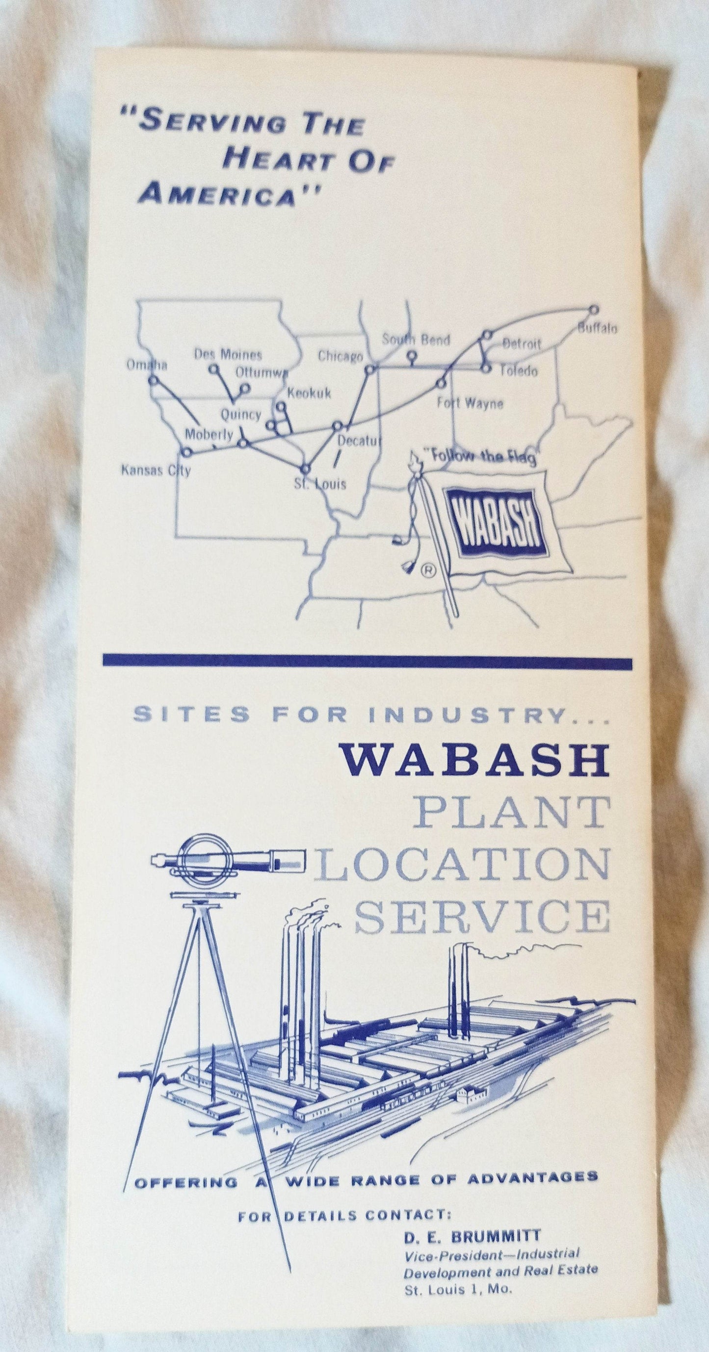 Wabash Railroad October 27 1963 Timetable Domeliner Cannon Ball - TulipStuff
