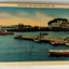 Waterfront From Town Wharf Marion Massachusetts 1940's Linen Postcard - TulipStuff