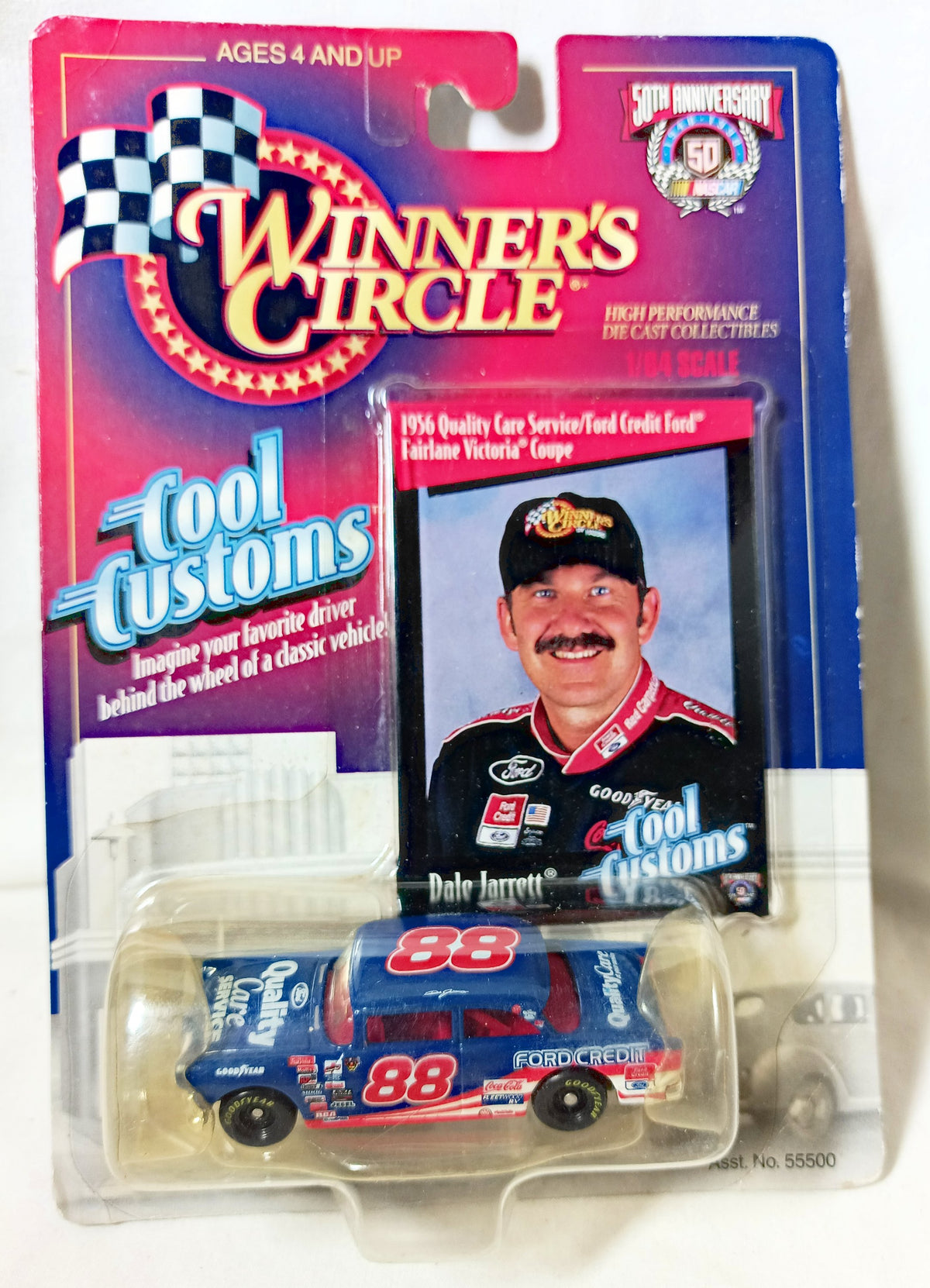 Winners Circle Cool Customs Dale Jarrett 1956 Ford Fairlane Victoria - Tuliptuff