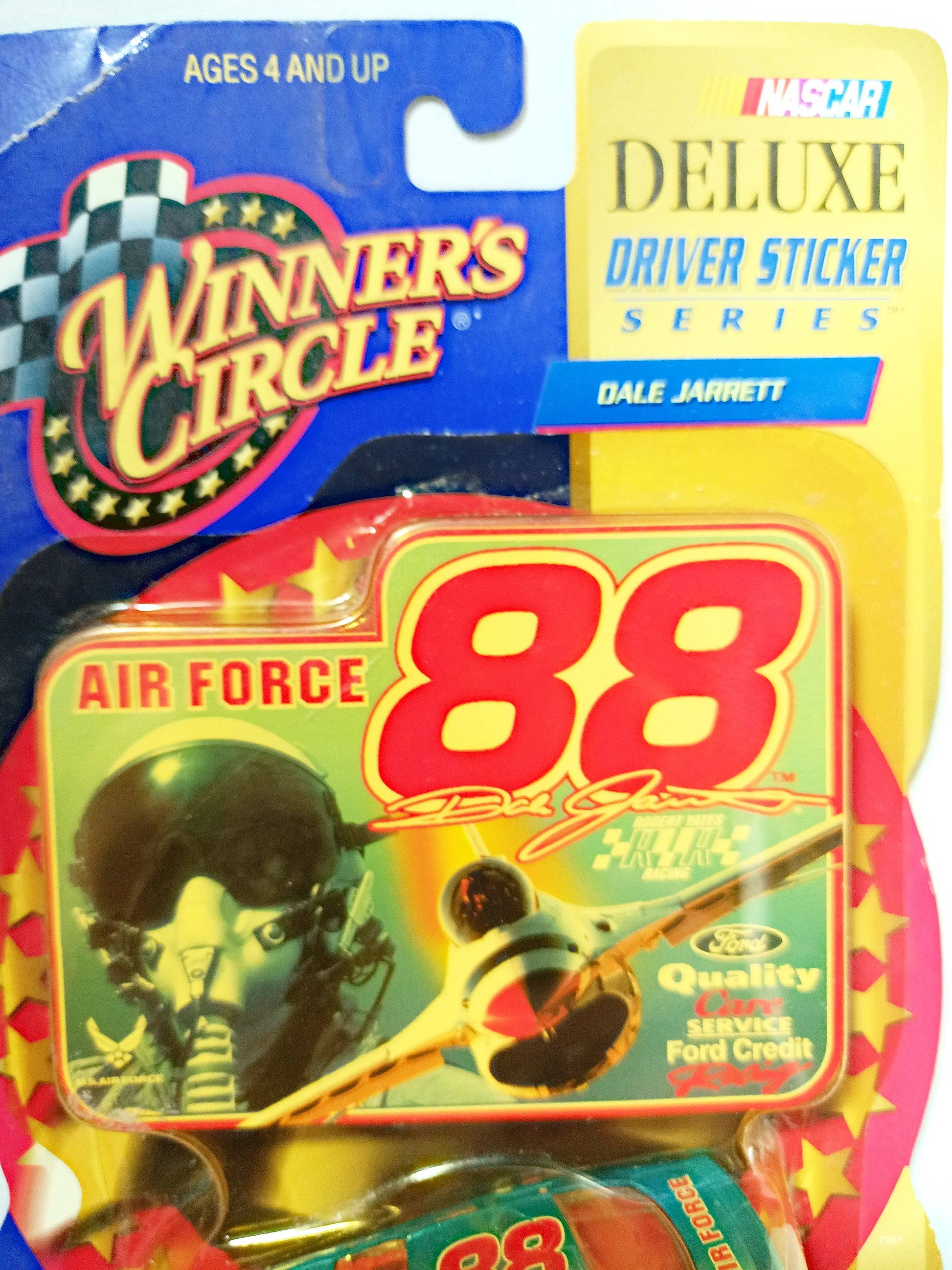 Winners Circle 2000 Deluxe Driver Sticker Dale Jarrett #88 US Air Force - TulipStuff