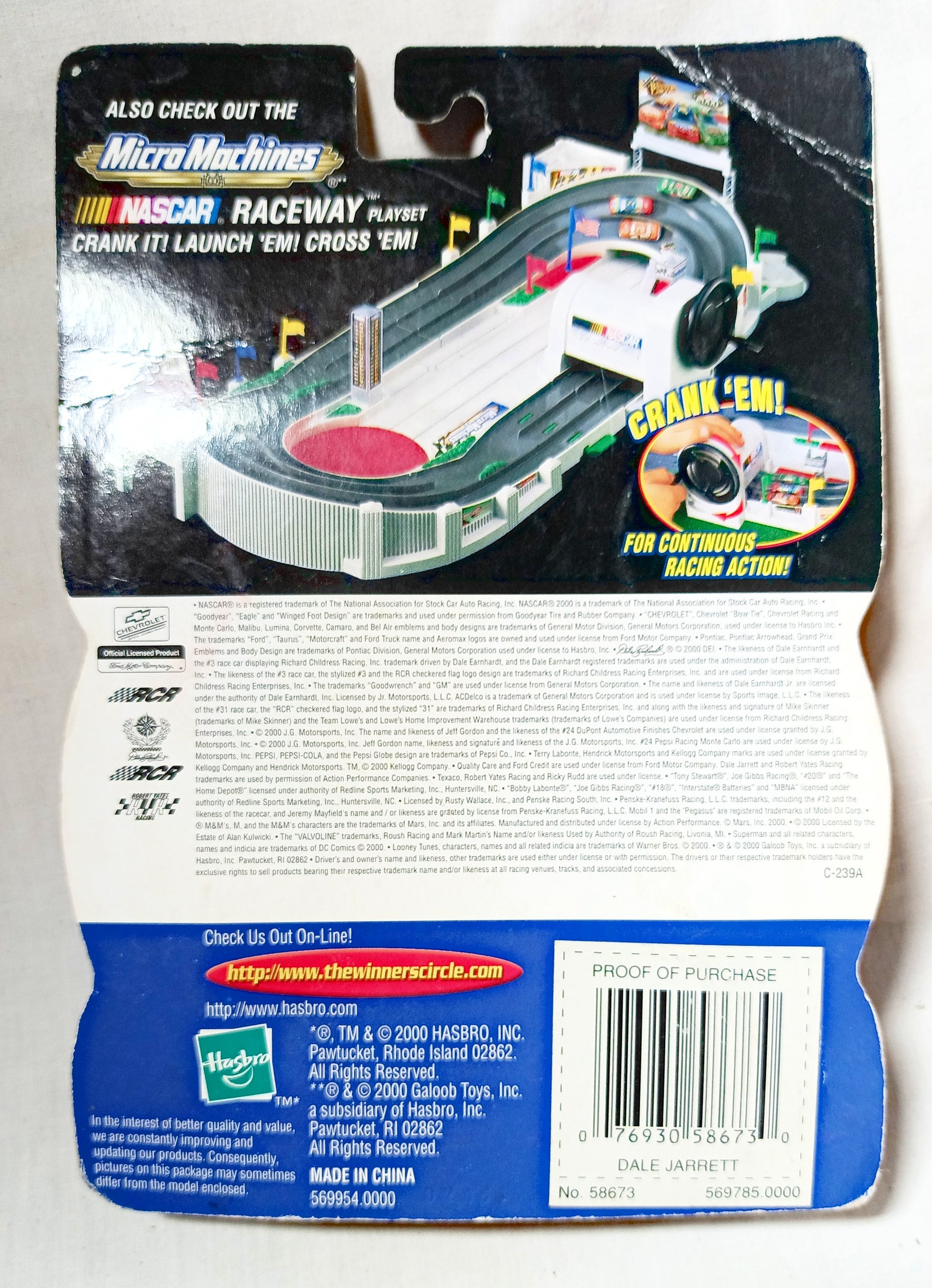 Winners Circle 2000 Deluxe Driver Sticker Dale Jarrett #88 US Air Force - TulipStuff
