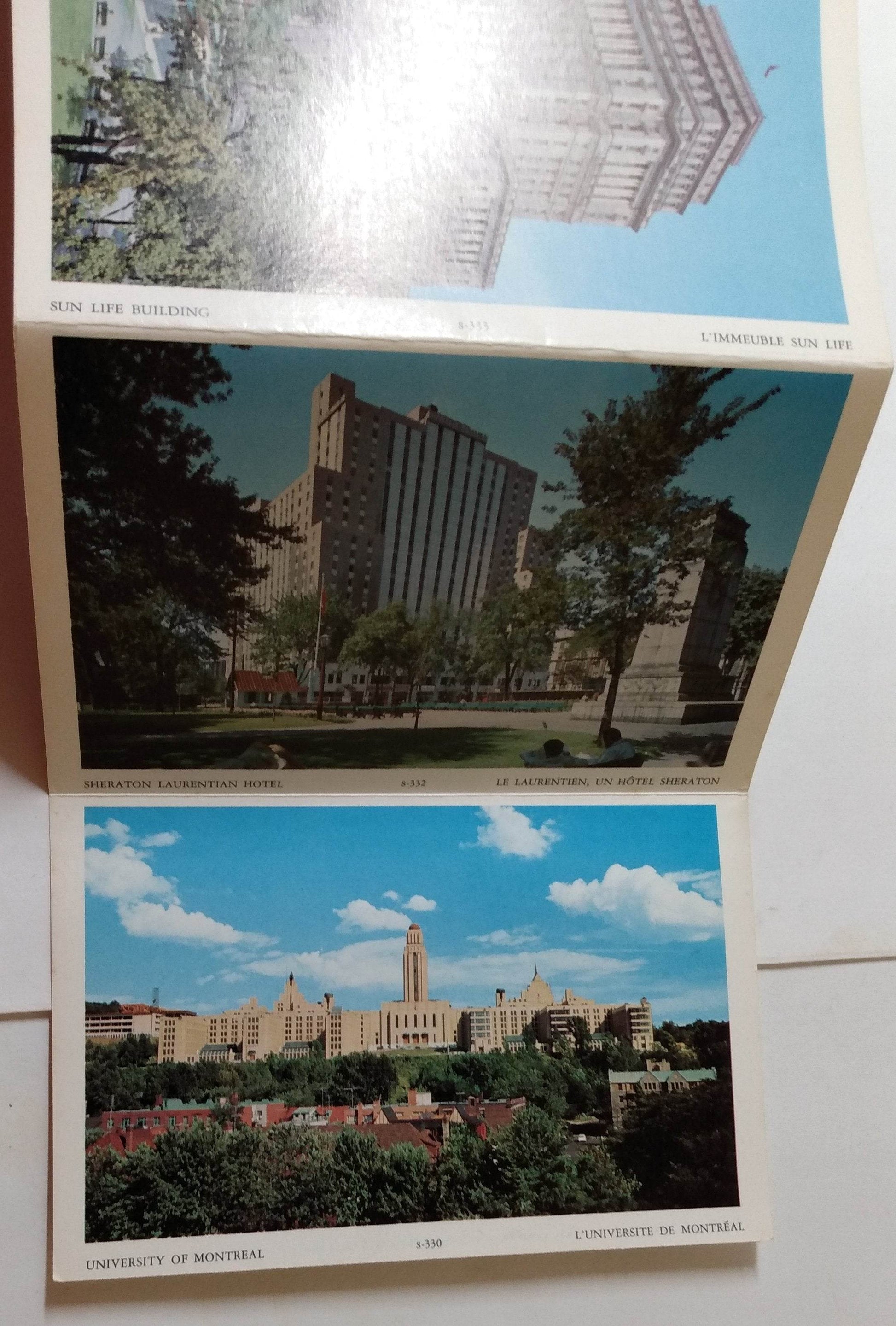 Welcome - Bienvenue To Montreal Canada 1950's Postcard Booklet 12 Views - TulipStuff