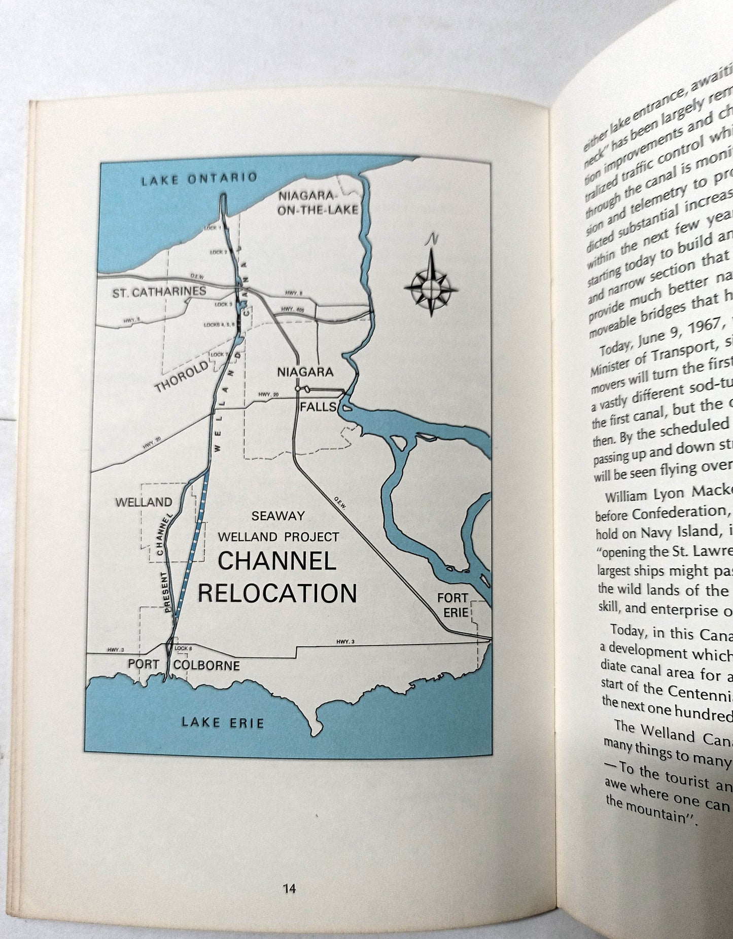 Welland Channel Relocation Canal Development Niagara Peninsula 1967 - TulipStuff