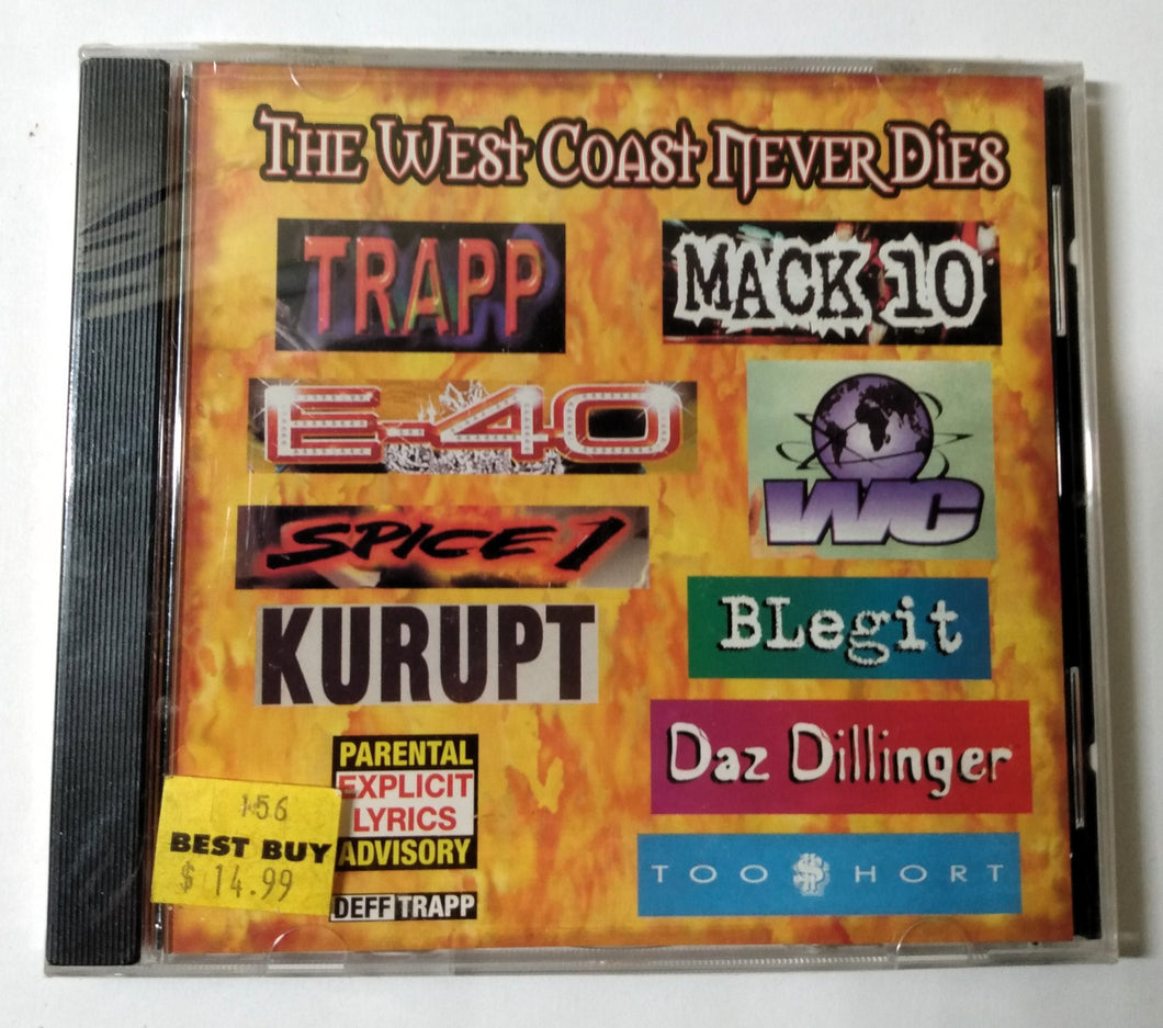 The West Coast Never Dies Deff Trapp Hip Hop Compilation Album CD 1999 - TulipStuff