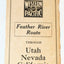 Western Pacific Railroad Feather River Route Timetable CA NV UT 1933 - TulipStuff
