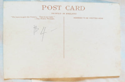 Big Ben Parliament Westminster London Postcard WW2 Churchill 1943 - TulipStuff