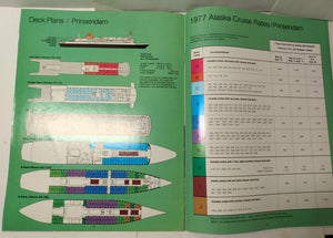 Westours Prinsendam Monarch Star Alaska Cruises Brochure 1977 - TulipStuff