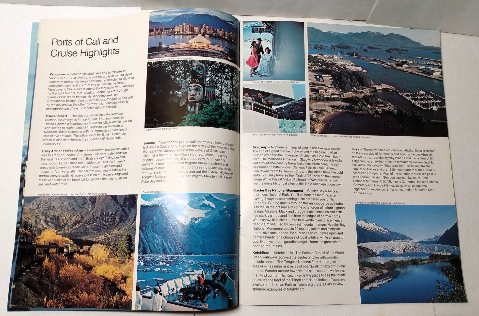 Westours Prinsendam Monarch Star Alaska Cruises Brochure 1977 - TulipStuff