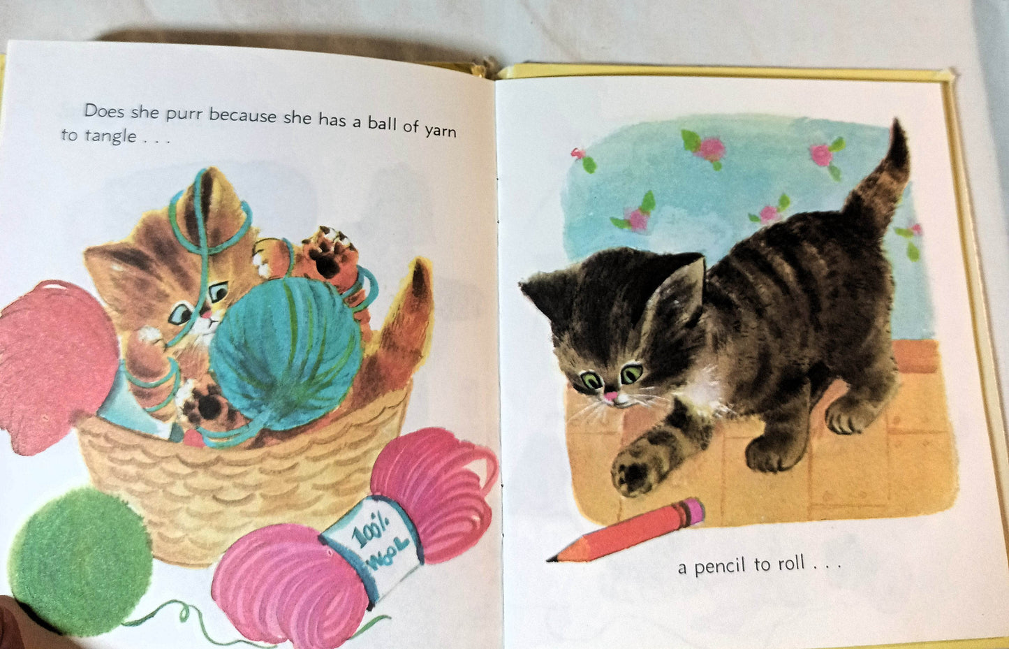 What Makes My Cat Purr Tell-A-Tale Books Ann Tompert 1965 - TulipStuff