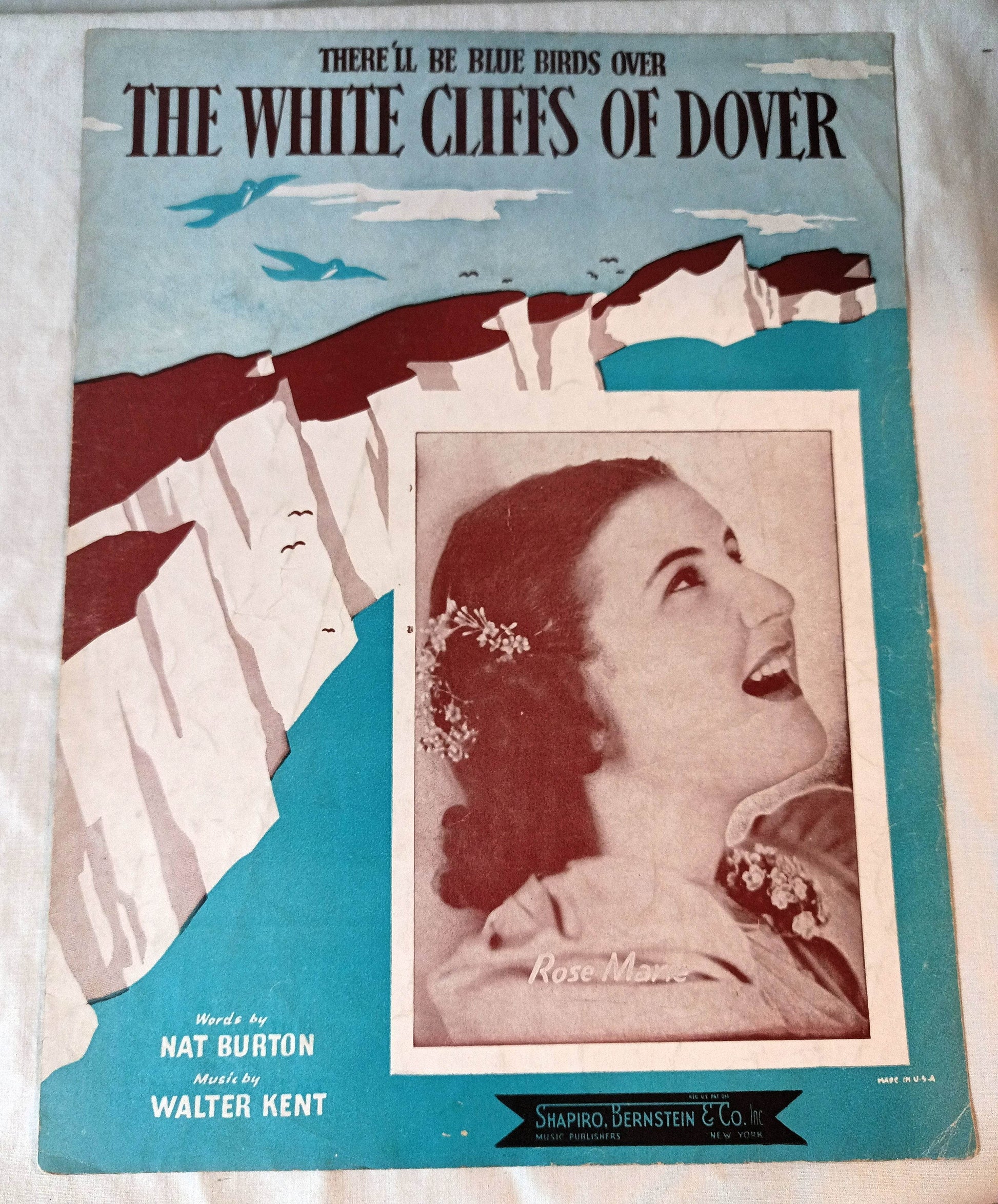 There'll Be Blue Birds Over The White Cliffs Of Dover Rose Marie 1941 - TulipStuff