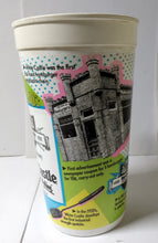 Load image into Gallery viewer, White Castle 70th Anniversary 20s 30s 40s 32 Oz Promo Plastic Cup 1991 - TulipStuff
