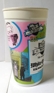 White Castle 70th Anniversary 20s 30s 40s 32 Oz Promo Plastic Cup 1991 - TulipStuff