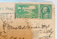 Load image into Gallery viewer, Whitman School Principal Brockton Postcard Lexington Concord 1c Stamp - TulipStuff
