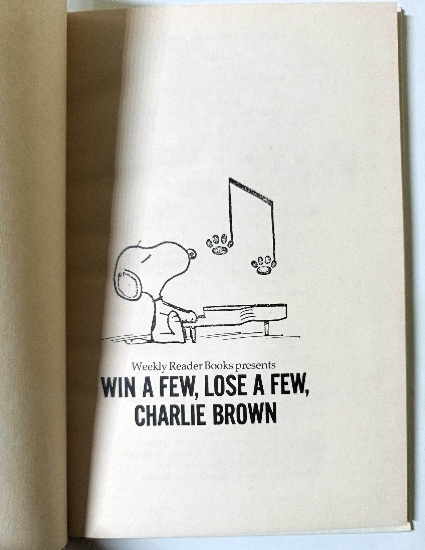 Win A Few Lose A Few Charlie Brown Peanuts Charles Schulz Hardcover 1974 - TulipStuff