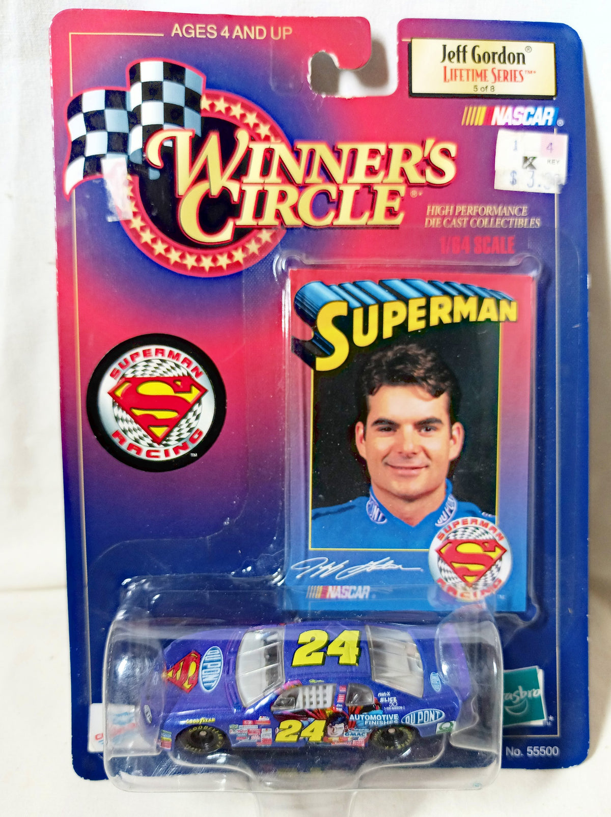 Winners Circle 1999 Jeff Gordon Lifetime #24 DuPont Superman Chevrolet - TulipStuff