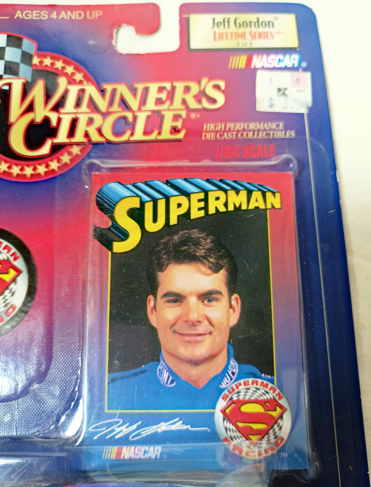 Winners Circle 1999 Jeff Gordon Lifetime #24 DuPont Superman Chevrolet - TulipStuff