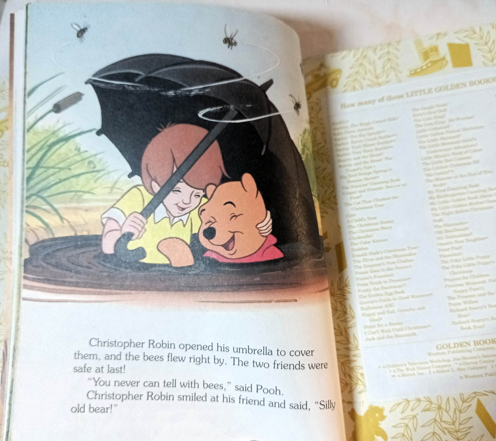 Winnie The Pooh And The Honey Tree Little Golden Book Mary Packard 1997 - TulipStuff