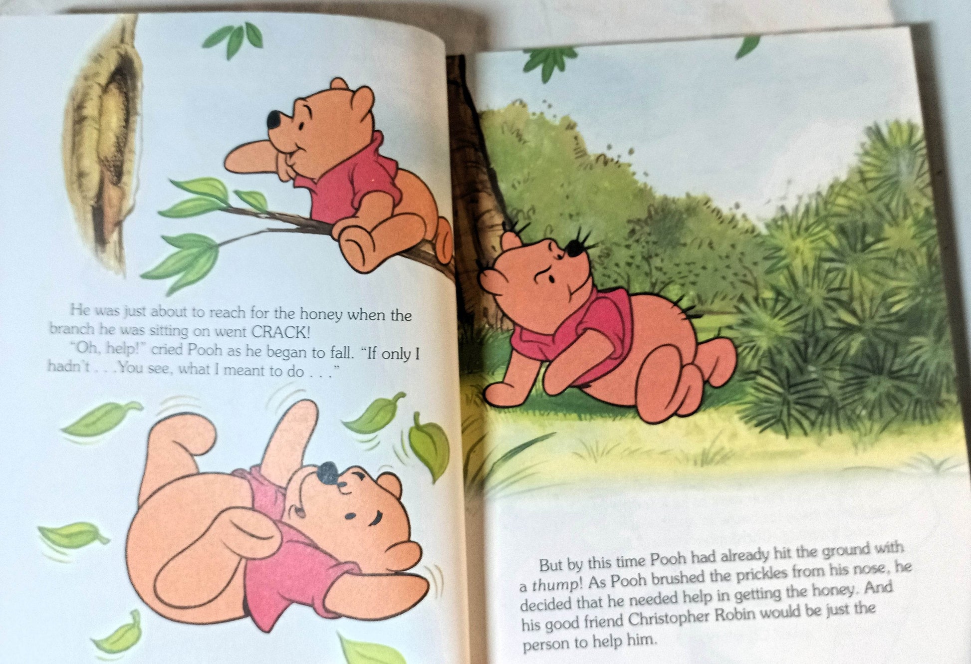Winnie The Pooh And The Honey Tree Little Golden Book Mary Packard 1997 - TulipStuff