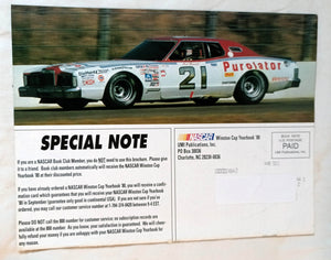 NASCAR 1980 Winston Cup Yearbook Advertisement Brochure Earnhardt - TulipStuff