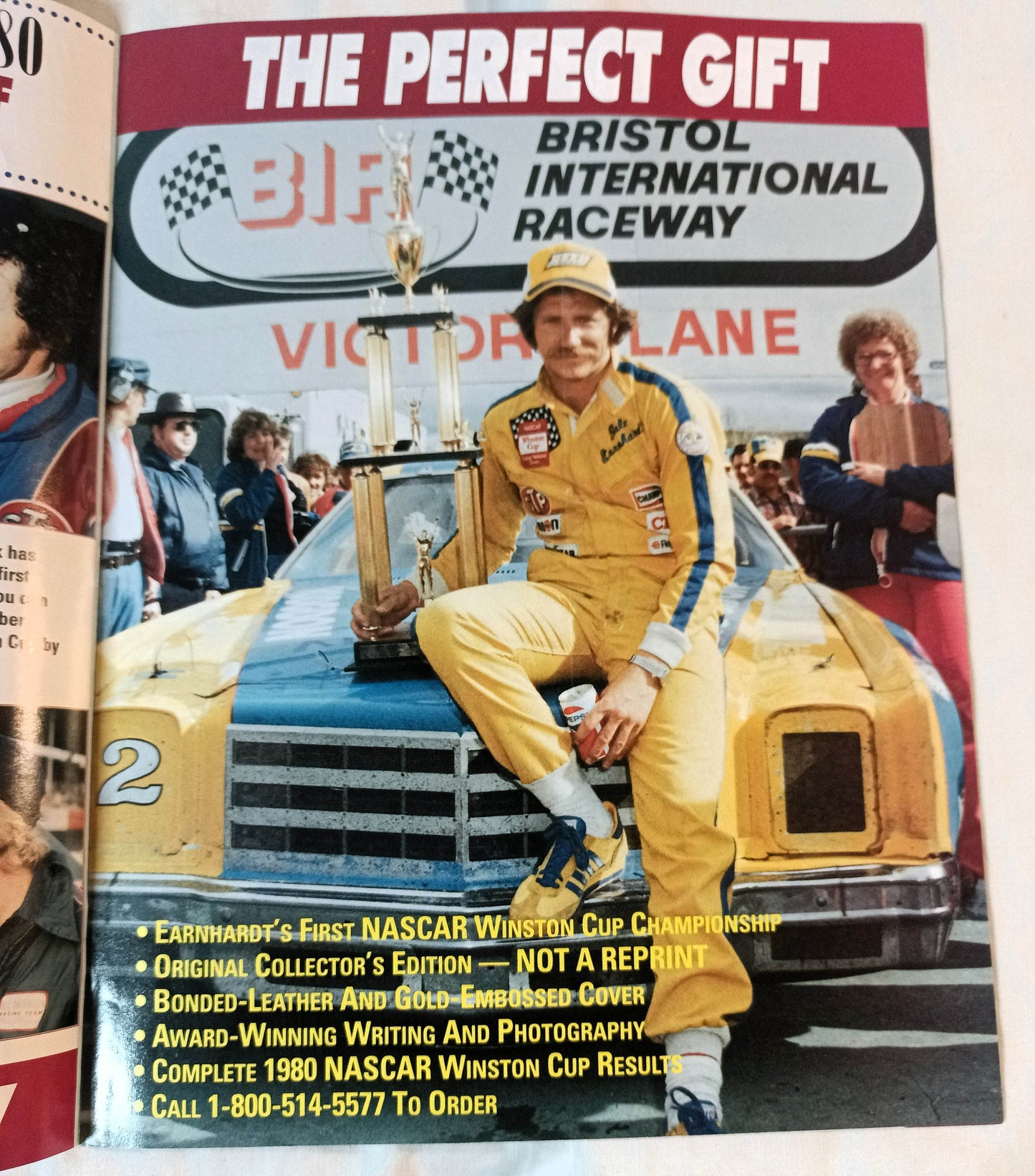 NASCAR 1980 Winston Cup Yearbook Advertisement Brochure Earnhardt - TulipStuff