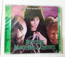 Load image into Gallery viewer, Witches Monsters Ghosts Horrifying Music Howling Sound Effects CD 1999 - TulipStuff
