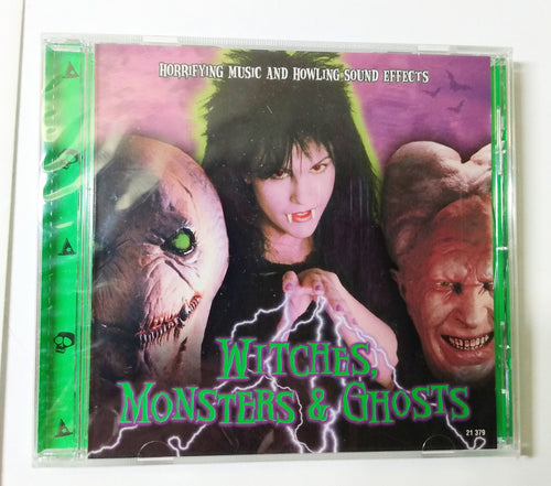 Witches Monsters Ghosts Horrifying Music Howling Sound Effects CD 1999 - TulipStuff