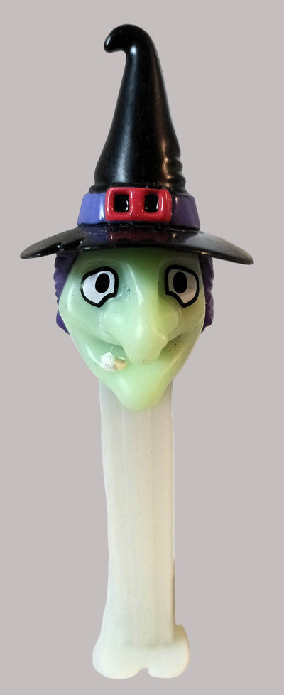 Pez Witch Glow In The Dark Candy Dispenser Halloween 2005 - TulipStuff