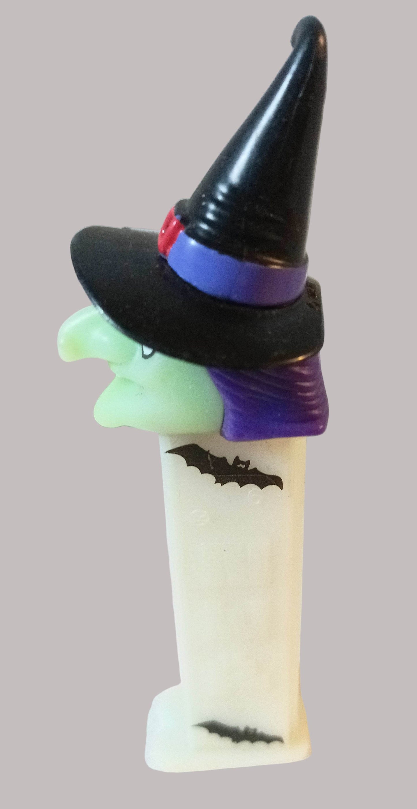 Pez Witch Glow In The Dark Candy Dispenser Halloween 2005 - TulipStuff