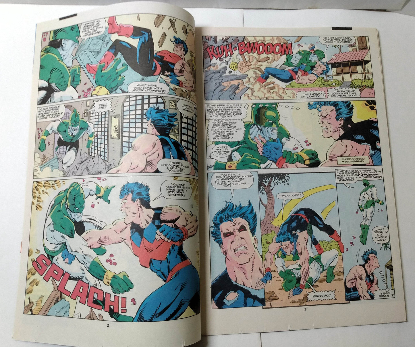 Wonder Man Issue 7 March 1992 Marvel Comics Operation Galactic Storm 4 - TulipStuff