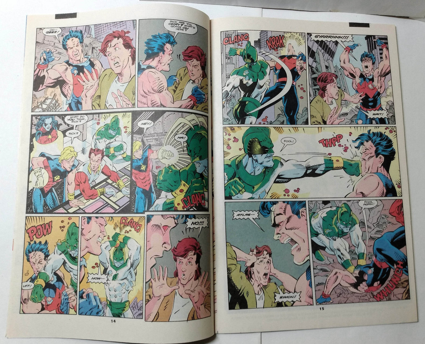 Wonder Man Issue 7 March 1992 Marvel Comics Operation Galactic Storm 4 - TulipStuff