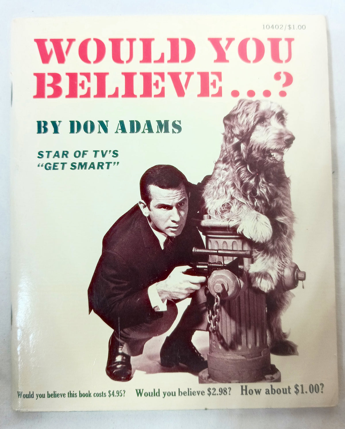 Would You Believe...? Don Adams TV's Get Smart Price Stern Sloan 1966 - TulipStuff