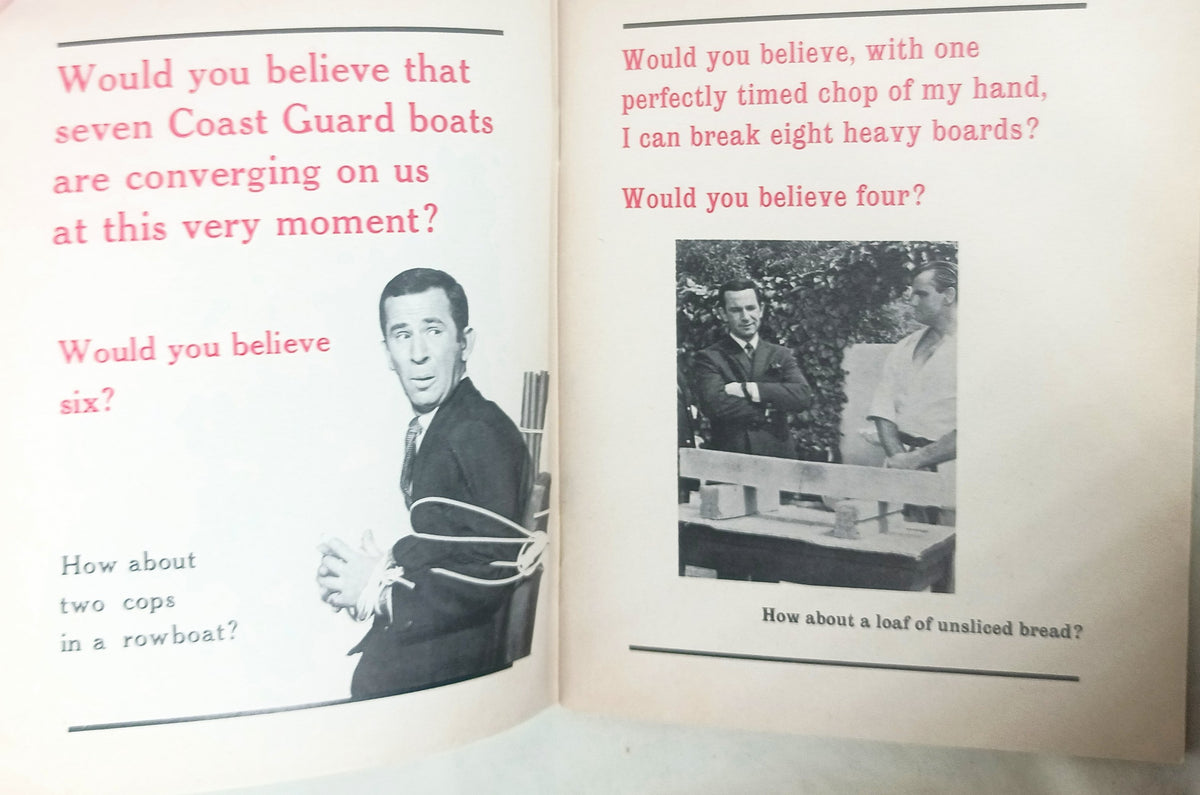 Would You Believe...? Don Adams TV's Get Smart Price Stern Sloan 1966 - TulipStuff