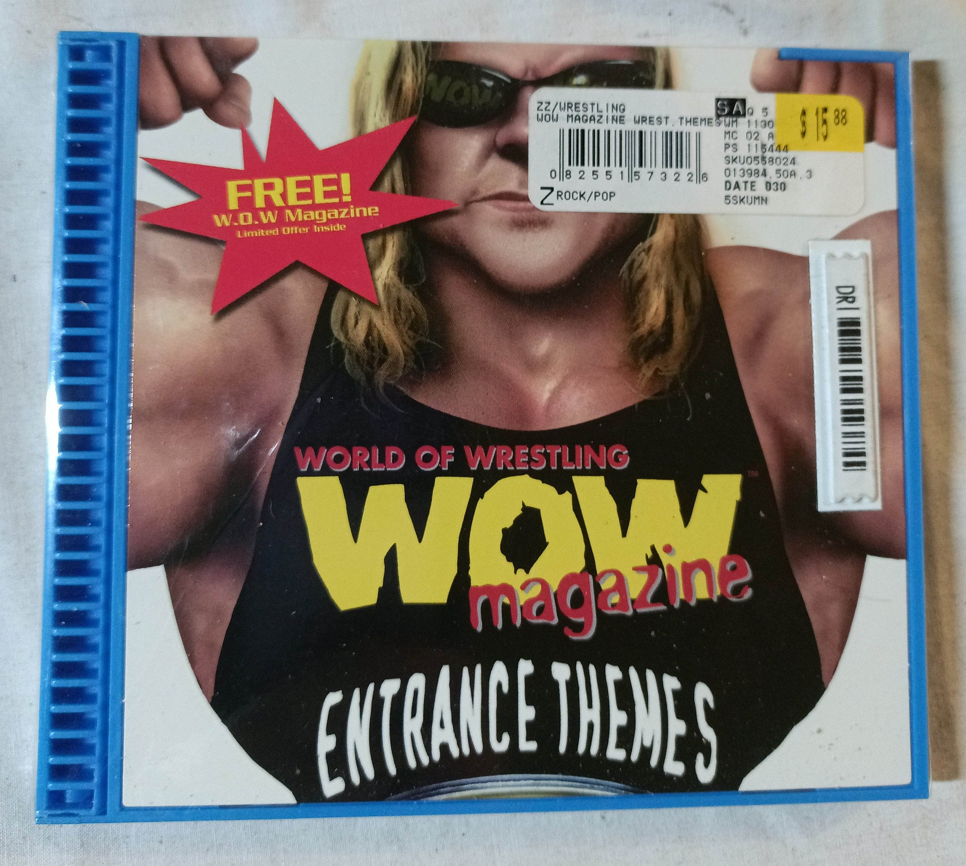 W.O.W. Magazine Entrance Themes World Of Wrestling CD 2000 - TulipStuff