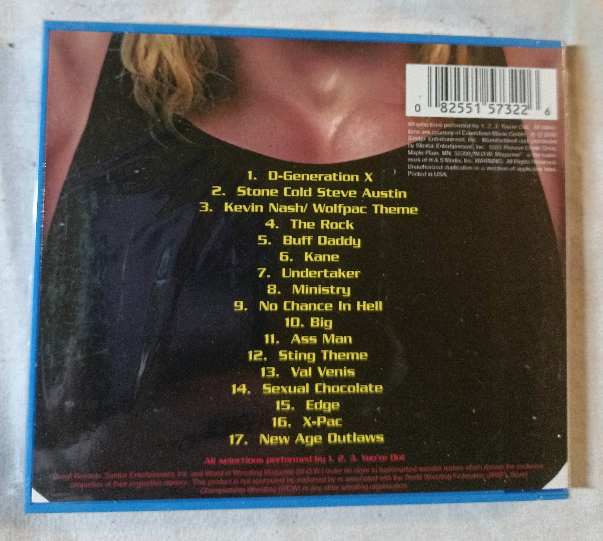 W.O.W. Magazine Entrance Themes World Of Wrestling CD 2000 - TulipStuff