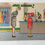 WW2 Military Humor Female Soldier Dress Shop Just Looking Postcard - TulipStuff