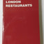 Zagat Survey London Restaurants 1998 UK - TulipStuff