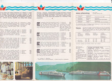 Load image into Gallery viewer, Holland River Line 1974 Rhine River Cruises Brochure Netherlands - TulipStuff
