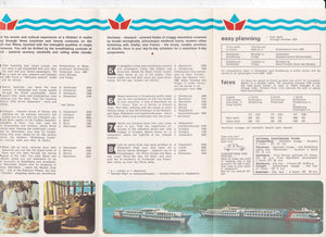 Holland River Line 1974 Rhine River Cruises Brochure Netherlands - TulipStuff